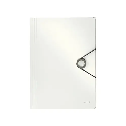 LEITZ Map met elastiek Solid, A4, PP, lichtrood
