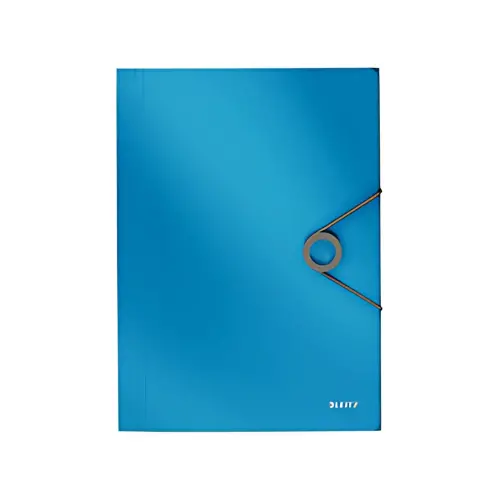 LEITZ Map met elastiek Solid, A4, PP, lichtrood