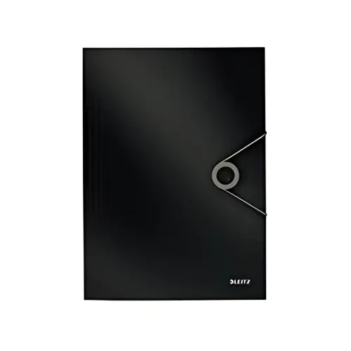 LEITZ Map met elastiek Solid, A4, PP, lichtrood