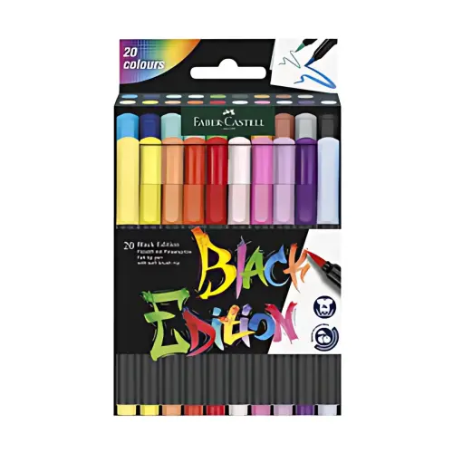 Feutre Black Edition - etui van 20 - Faber-Castell