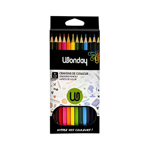 Wonday kleurpotloden, kartonnen etui van 18 stuks