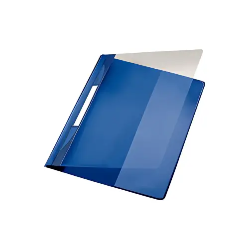 LEITZ Exquisit insteekhoes met klep, A4+ formaat, PVC, blauw 
