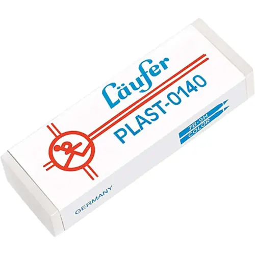 L&auml;ufer kunststof gom PLAST, transparant 