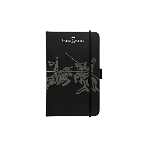 FABER-CASTELL Notitieboekje, A6, geruit, zwart