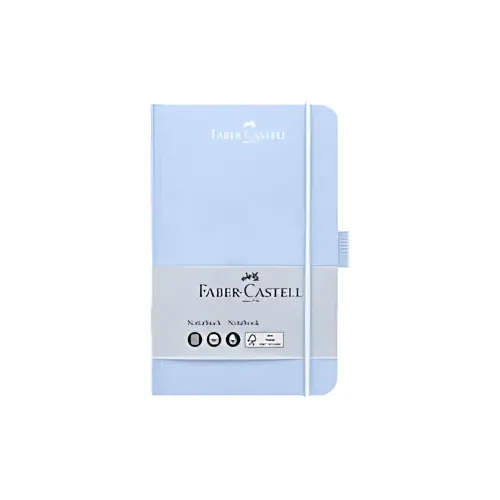 FABER-CASTELL Notitieboekje, A6, geruit, hemelsblauw 