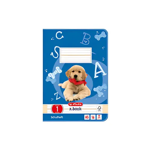 Schoolschrift x.book - A5 - lijntype 1 - Herlitz