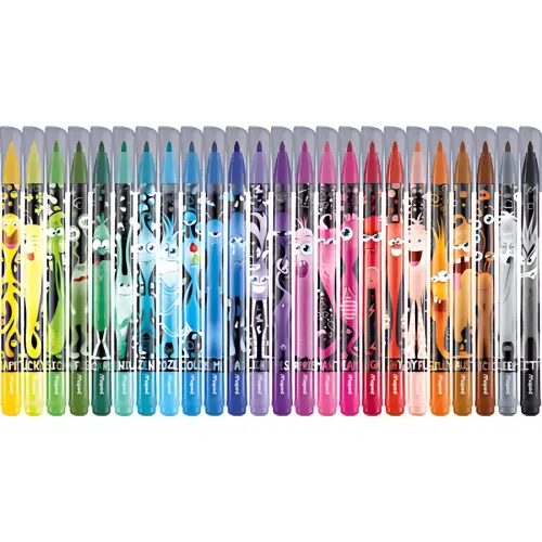 MAPED Viltstift COLOR'PEPS MONSTER, kartonnen etui van 24 