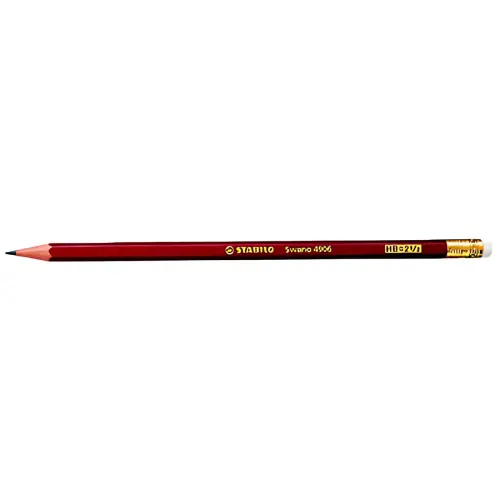Swano grafietpotlood met gum - hardheid HB - Stabilo