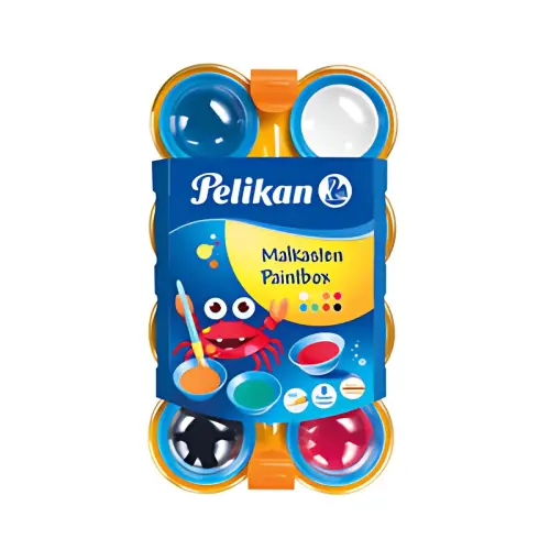 Verfdoos voor kinderen - 8 kleuren - Pelikan 