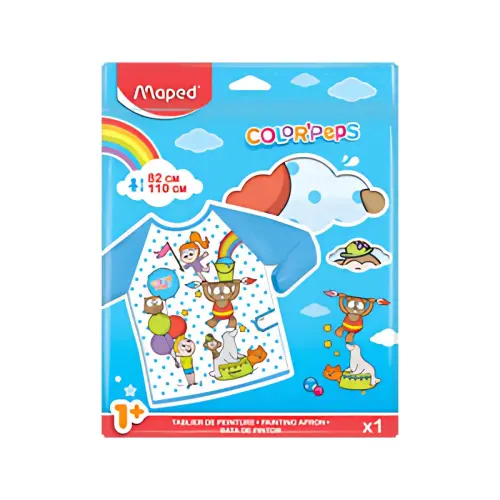 MAPED Schort voor kinderen om te schilderen COLOR'PEPS, Maat 82-110 cm 