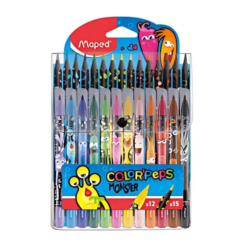 MAPED Kleurenset COLOR'PEPS MONSTER, etui van 24 stuks 