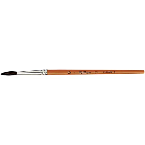 Pelikan Penseel serie 23, nr. 12, houten steel 