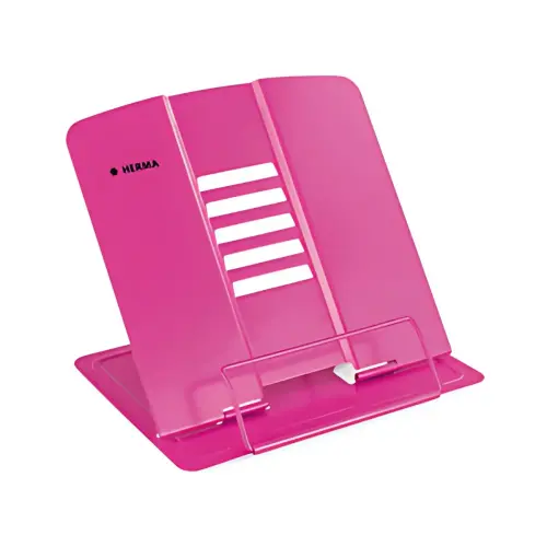 XL leesstandaard - metaal - Roze - Herma