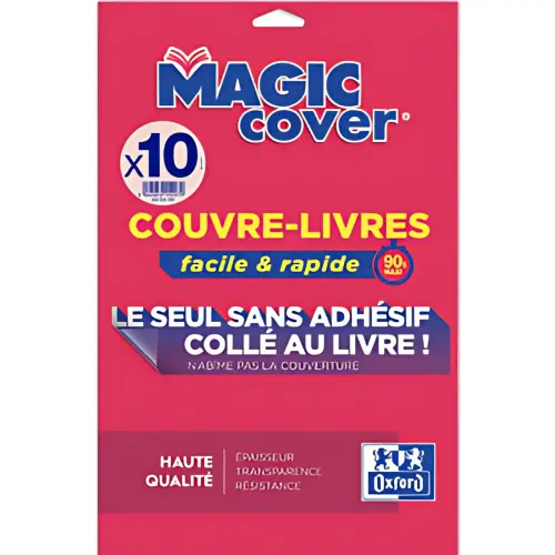Oxford Boekenhoezen 'Magic Cover', inhoud: 10 vellen