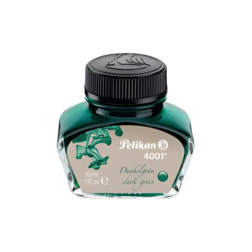 Inkt 4001 in een flesje - Donkergroen - inhoud 30ml - Pelikan