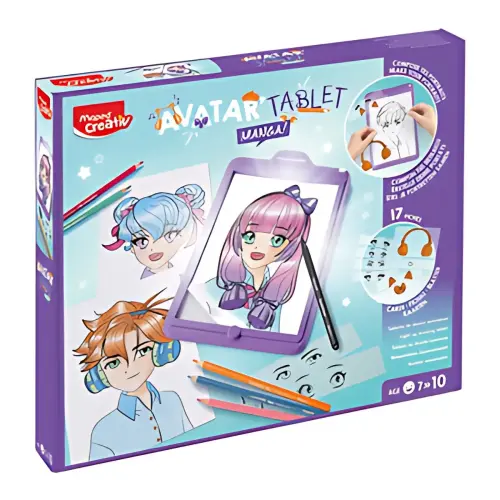 MAPED Creativ LED-lichttafel AVATAR MANGA, lila