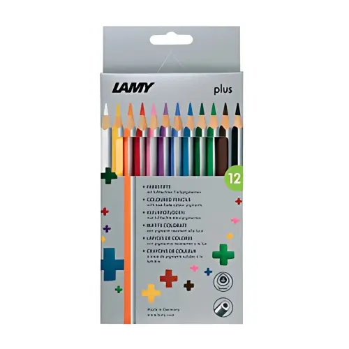 LAMY Driehoekige kleurpotlood plus, kartonnen etui van 12