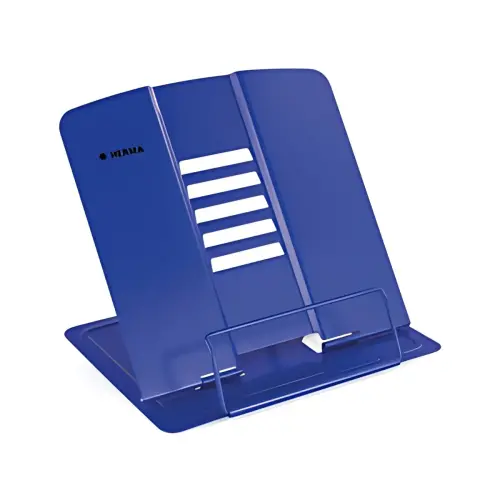 HERMA XL leesstandaard, van metaal, blauw