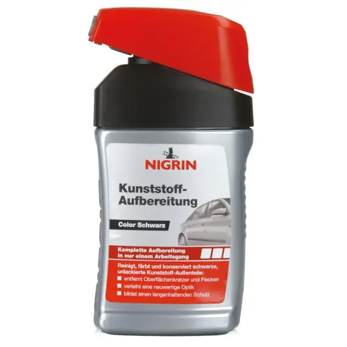 Kunststof behandeling, zwart, 300 ml - Nigrin 