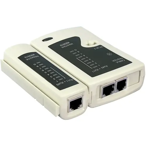 LogiLink RJ11, RJ12, RJ45 kabeltester met een eenheid - Logilink professional