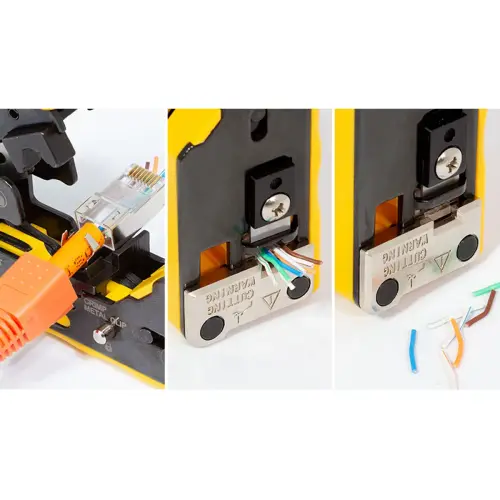 Krimptang voor CAT.5/CAT.6/CAT.6a/CAT.7/RJ11/RJ12 - Logilink professional 