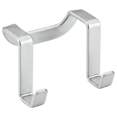 Dubbele haak Galileo, metallic zilver - Metaltex