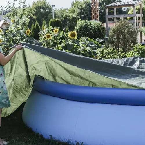 Zeildoek met ogen, 3 x 4 m, 150 g, groen - Agriplus 