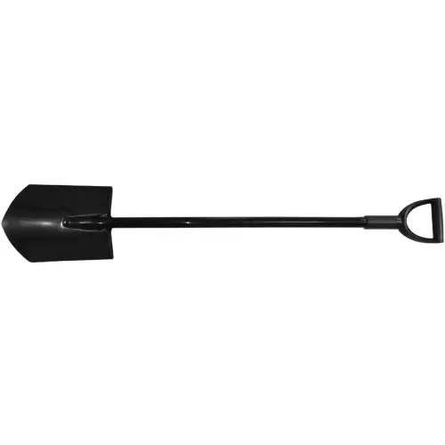 Metalen spade, lengte: 1.180 mm, zwart - Brüder Mannesmann