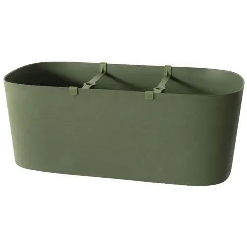 Plantenbak 'Kos', breedte: 780 mm, mistgrijs - Tera