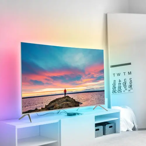 RGB LED-strip met afstandsbediening, zelfklevend, 3 m - Logilink