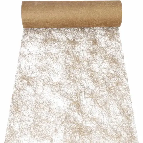 Tafelloper / decoratief lint 'Sizoflor', goud - Papstar