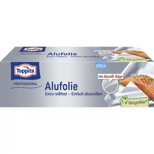 Professionele aluminiumfolie, breedte: 295 mm - Toppits