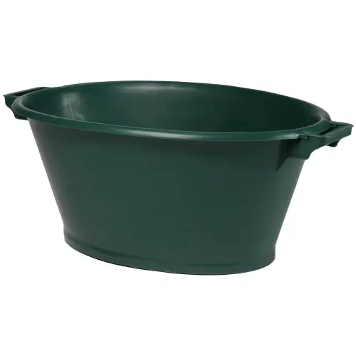Ovale teil, 70 liter, kunststof, groen - Eda Fontaine 