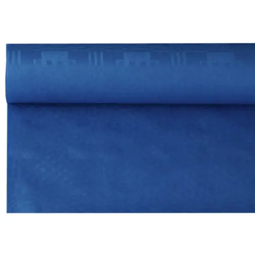 Damast tafellaken - (b) 1,0 x (l) 50 m - Geel - Papstar