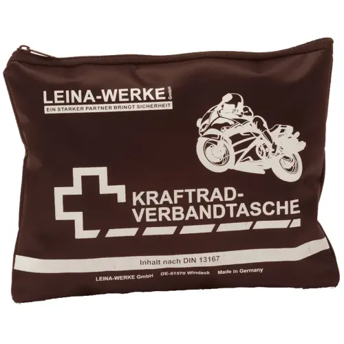 Zwarte motor EHBO-kit Leina volgens DIN 13167-norm - Leina-Werke