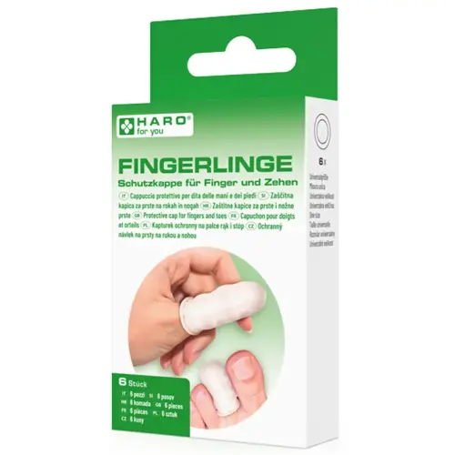 Duimverband, &eacute;&eacute;n maat, wit - Haro 
