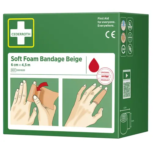 Pleister 'Soft Foam Bandage', beige - Cederroth