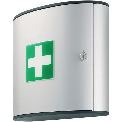 EHBO-doos FIRST AID BOX M, zilver - Duurzaam