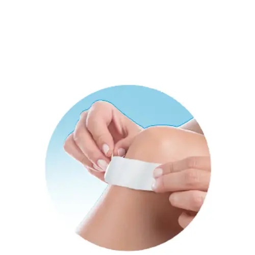 Hypoallergeen verband, 500 x 60 mm, wit - Haro