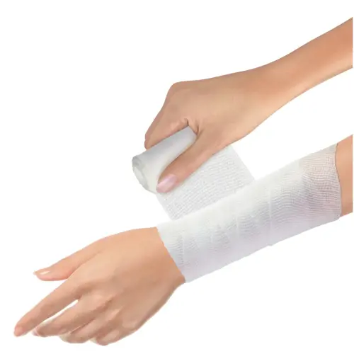 Elastisch gaasverband, 60 mm x 4,0 m, wit - Lifemed