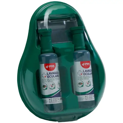 Oogspoelstation - 2 flessen van 500 ml Zoutoplossing - Leina-Werke
