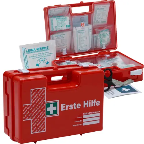 EHBO-koffer SAN, inhoud DIN 13157 - Leina-Werke