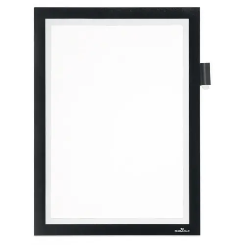 DURAFRAME MAGNETIC NOTE display frame, A4, zwart - Durable