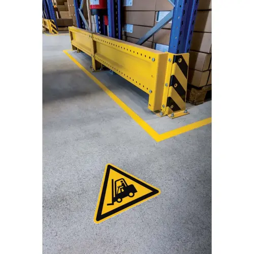 Waarschuwingsbord 'Let op heftrucks - Duurzaam' 