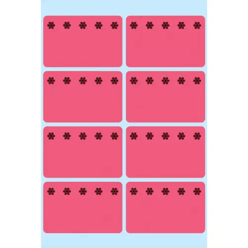 Labels voor diepvriesproducten, 26 x 40 mm, fluorescerend oranje - Herma