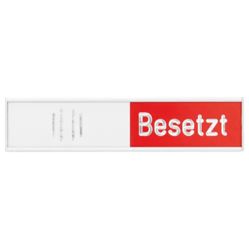 Aluminium aanwijzingsbord 102 x 27,4 mm - Franken 
