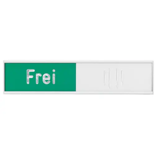 Aluminium aanwijzingsbord 102 x 27,4 mm - Franken 