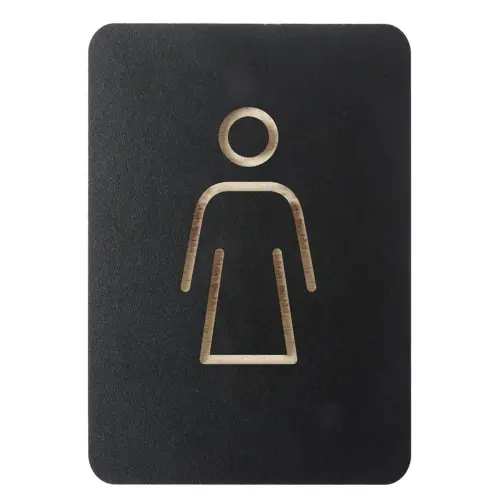 Pictogram 'babyverschoonruimte', zwart - Europel