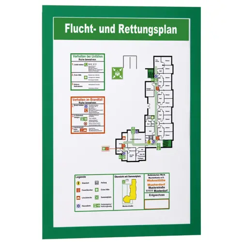 Magnetisch DURAFRAME displayframe, A4, oranje - Durable