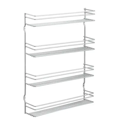 Pepito kruidenrek 4, 4 niveaus, zilver - Metaltex